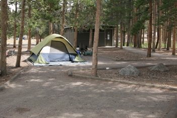 Glacier shop basin campground